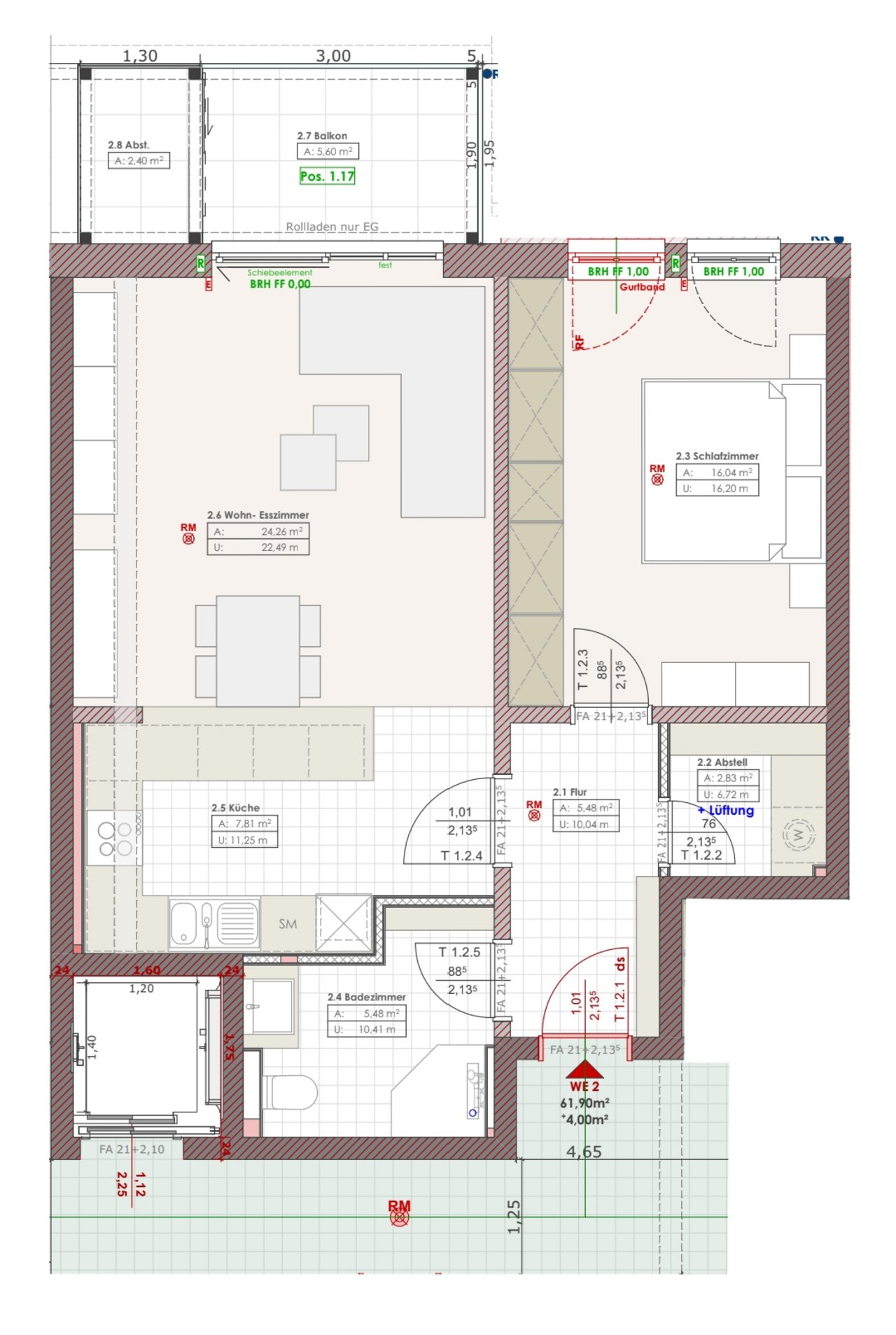 Neubau in der Altstadt, 3 Jahre Bindefrist