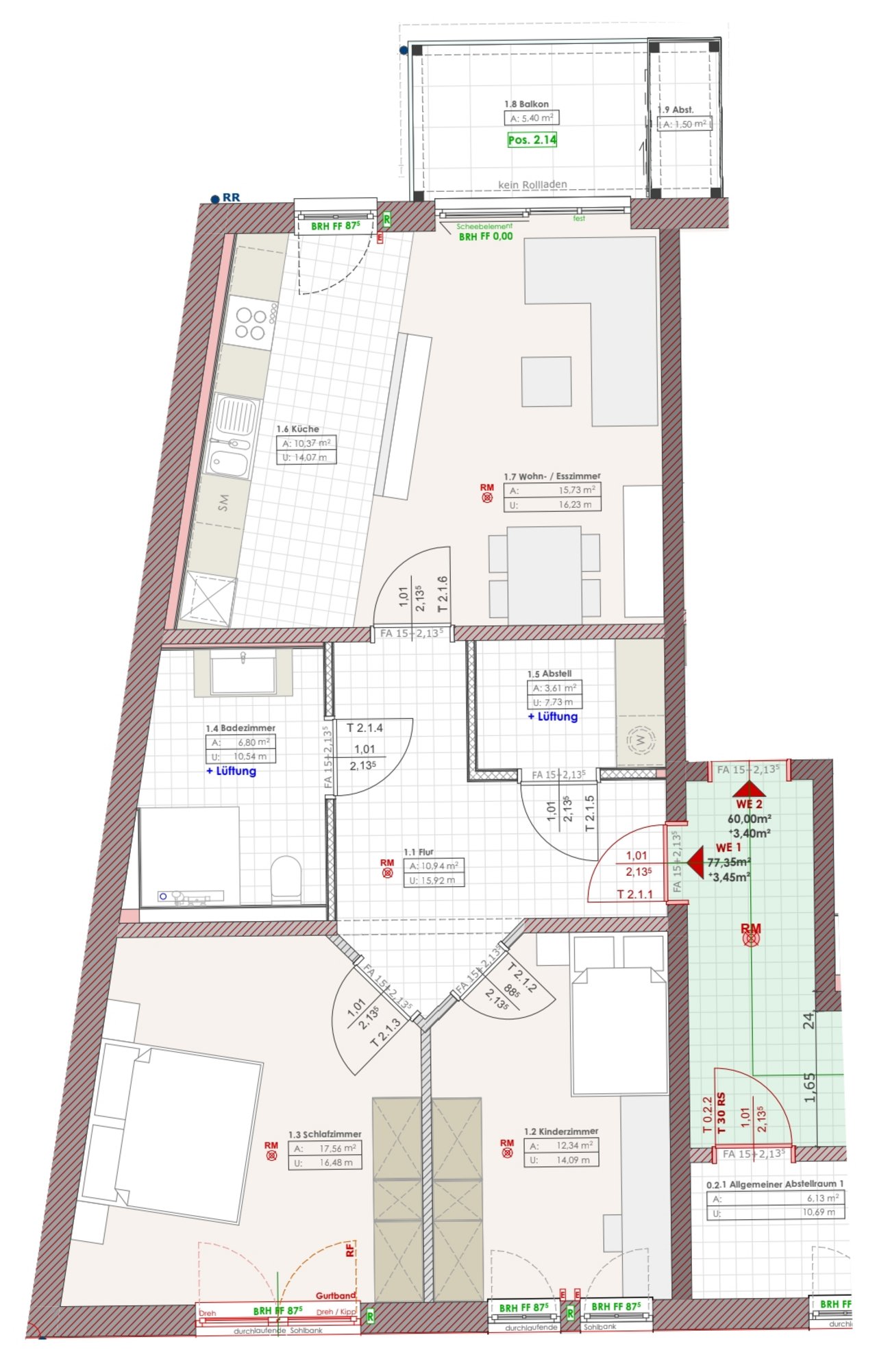 Neubau in der Altstadt, 3 Jahre Bindefrist